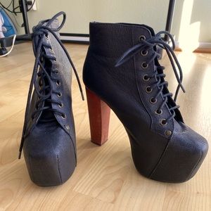 Mint condition Jeffery Campbell booties size 6